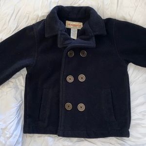Cute unisex peacoat for toddler